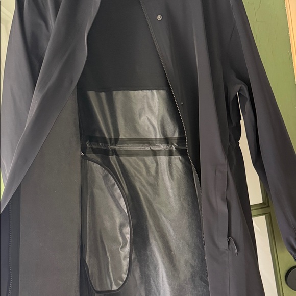 Zella Black Long raincoat/Journey Water Resistant Coat - Picture 3 of 5
